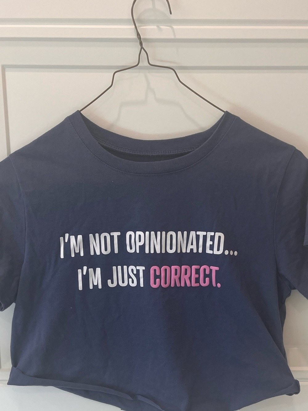 Wound Up Navy Blue Tee